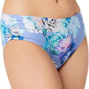 Calvin Klein Floral Full Coverage Bikini Bottoms Swimsuit Separates New 4/25